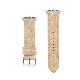 Tasarımcı Deri Apple Watch Band 45mm Strap Smart Watches ile Uyumlu 49mm S8 Ultra S6 S7 S5 S4 S3 S2 SE Bantlar 44mm 42mm 38mm 40mm Saat kayışları Smartwatchs USA UK UK AU