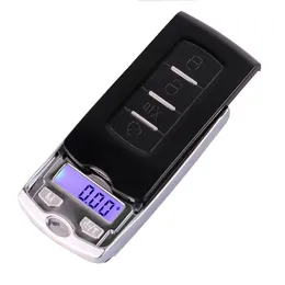 Super minuscolo portatile mini tasca gioielli cract scala 200g/100gX0.01g Car Key bilance digitali peso Balance Gram Scale carino