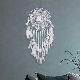 Duże łapacz snów duży dekoracja pokoju dla dzieci dziewczyna nordycka domowy styl wiatru Chimes Dreamcatcher 220426