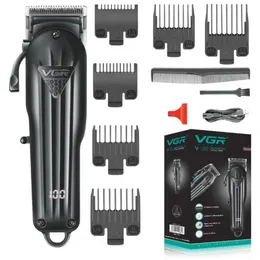 TRIMER DE CABELO PODERIAL AJUSTÁVEL DE LED PROFISSIONal para homens Clipper elétrico barba recarregável Máquina de cortador cortada 220712