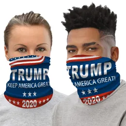 Stock cheap Cycling Masks Scarf Bandana Motorcycle Scarves Headscarf Neck Face Mask Outdoor Trump Keep America Great Scarves FY915