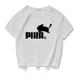 Verão Pika Crops Top Women Cotton Camiseta curta Camisetas Verano Mujer Clothes 220627
