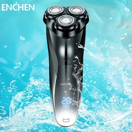 Enchen Blackstone 3 Electric Shaver för män full kropp tvättbar laddningsbar skäggtrimmer rakmaskin elektrisk rakkniv 220624