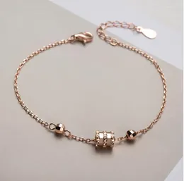 Pulseira de jóias de link para mulheres acessórios de presente namorada simples cintura pequena pulseira fina de pulseiras finas