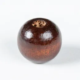 Wooden Bead Scattered wood Beads Maple round Large Hole Beads DIY Beaded Jewelry Accessories Wholesale