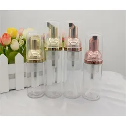 10pcs/lot 30ml 60ml Plastic Clear Foaming Bottle Soap Mousses Liquid Dispenser Froth Pump Shampoo Lotion Bottling Foam Bottles T200819