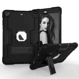 Militärische robuste robuste Rüstungshülle für iPad Mini 1/2/3 7,9 Zoll, stoßfest, Silikon-Kunststoff-Ständer, Tablet-Abdeckung