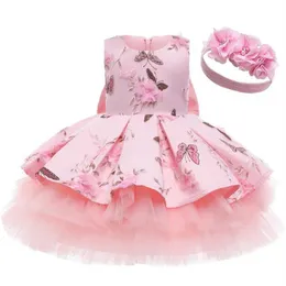 Kız Elbiseleri Doğum Giysileri Prenses Elbise Kız Bebekler Noel Kostüm Bebek Partisi İlk 1. Yıl Doğum Günü295b299w
