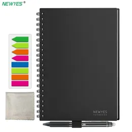 Да, B5 Smart Delasable Botebook Paper Reasable Wirebound Notebook Облако хранение Приложение подключение с ручкой Школьные кабинеты 220401