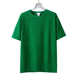 T-shirt Plus da uomo Polo Girocollo ricamato e stampato in stile polare estivo con puro cotone da strada r4r4