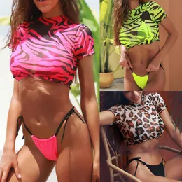 Swimwear Kobiet 2022 Sexy 3 sztuk Bikini Zestaw Przezroczysty Motyl Pokrywa Czarny Swimsuit Lato Plaża Biquini Kostium Kąpielowy Kobieta