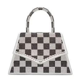 Вечерняя сумка мода Женская Дизайнерская сумки Тенденция Шеплер Алмаз инкрустация роскошной сумочки нишевая сумочка.