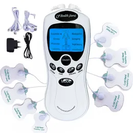 Partihandel Elektrod Hälsovård TENS Akupunktur Massager Digital Therapy Machine Pulse Pain Relief Fitness