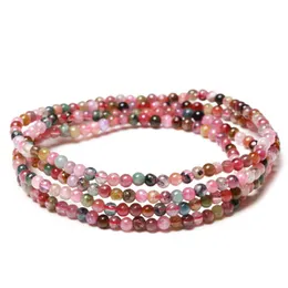 Natural Stone Handmade Strands Multilayer Beaded Bracelets For Women Girl Lover Charm Yoga Party Club Energy Jewelry