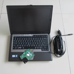 Dla Dell D630 Użyte narzędzie diagnostyki samochodu Laptop RAM 4G z HDD Works MB Star C4 C5 dla BMW ICOM