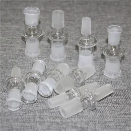 Glass Hookah Bongs Adapter 14 mm 18 mm 10 Rodzaje Mężczyzna i żeńskie Przekształcenie Palanie Akcesoria Szklane Złącze do rur wodnych platformy DAB