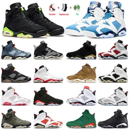 JUMPMAN 6 6s Mens Basketball shoes Mint Foam Electric Green Midnight Navy University Blue Bordeaux Hare UNC Infrared White Red Oreo men trainer sports sneakers