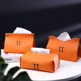 Fashion Tissues Box Luxury Designer Tissue Boxes Classic Brand High Quality Home Table Decoration Kitchen Dining Decor Napkins Storage 2205252D