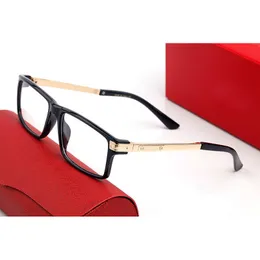 Masowe projektant Carti Cool Sunglasses Claissc Designer Man Rames Optyczny artysta prostokąta Buffalo Horn Metal Leopard Mężczyzna unisex vintage z obudową