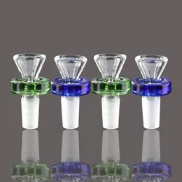 Round Smoking Glass Water Pipes Bowls Slide Thick Bowl 14mm 18mm Joints For Electronic Bongs Hookah Water Pipe Accessories