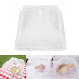 1PC Il nuovo grande pop-up schermo a rete copertura per alimenti tenda a cupola ombrellone da cucina da picnic maglia piegata anti-mosche zanzara ombrello Y220526