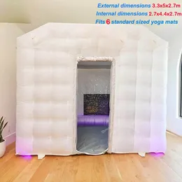 Portable Tents Inflatable Hot Yoga Dome Personal Yoga Studio Home Excercise Booth Center Equipment for Indoor Outdoor