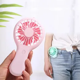 Party Favor USB Mini Wind Power Handheld Fan Dogodna i ultra-obfita fan Wysokiej jakości przenośne studenckie biuro studenckie Śliczne małe fanów chłodnicze Prezent