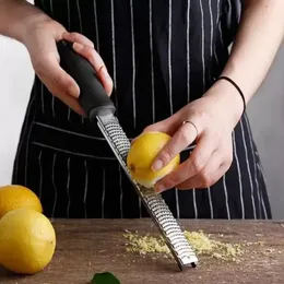 Fruktgrönsaksverktyg 12 tum Rektangel rostfritt stål ostgrater Peeler Kitchen Gadgets 824