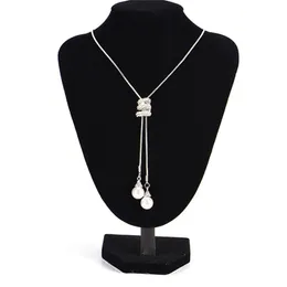 Colares pendentes 1 Stks Eenvoudige Vrouwen Modo Ketting Sieraden Hanger Lange Tassel Trui Chain Nieuwepinging