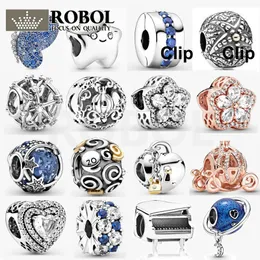 FIT PANDORA CHARM BRACELETE 925 STERLING SLATER Dangle Charms Charms Pumpkin Carts Piano Piano Pingente Pingente Bad DIY Acessórios para jóias T2404