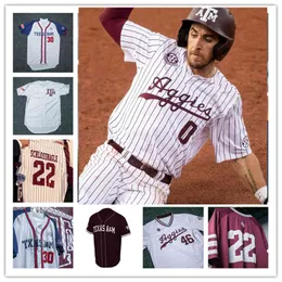 XFLSP TEXAS AM AGGIES BASEBALL STITCH JERSEY KYLE MARTIN BRANDON HICKS CHANDLER JOZWIAK CHRIS WEBER WILL FRIZZELL ZACH DELOACH LOGAN SARTORI