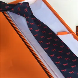 2022 Дизайнерские мужчины связывают 100% шелк жаккардовый классический тканый галстук
