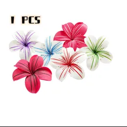 Dekorativa blommor kransar 1 bit/set dekoration mariage frangipani bröllop hem vas imitation blommor huvudbonad corsage artificial diy h