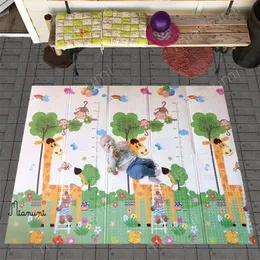 Miamumi Baby Activity Gym Mat Mat 어린이 Playmat Home 접이식 카펫 기어 가기 깔개 동물 알파벳 개발 어린이 장난감 220531