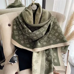 Chao brand cashmere scarf for women's autumn and winter stars versatile Korean version with shawl for warmth and thick Bib