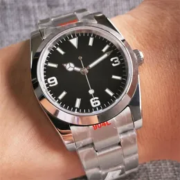 BLIGER 36mm orologio automatico da uomo lucido bracciale Oyster NH35A MIYOTA 8215 PT5000 movimento cristallo di zaffiro quadrante luminoso verde 220526