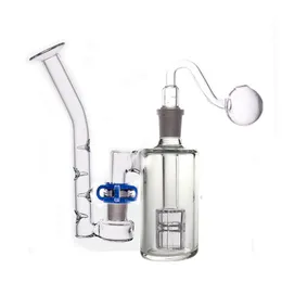 Glass Beaker Bong Ash Catchers DIY 3 IN 1 Dab Rig ash catcher Bong with J-Hook Adapter Plastic Keck Clips for Smoking Water Pipes
