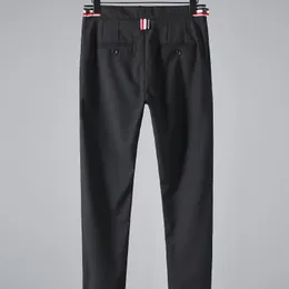 Men's Suits & Blazers Men Suit Spring Stripe Casual Korean Design Cotton Nine Point High Quality Women Long Pants SolidMen's