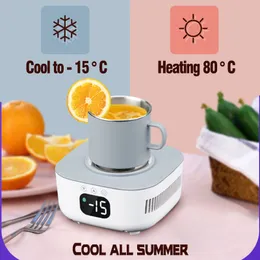 Hoogwaardige Hot en Cold Cup Coaster Set Warme Melk Artefact Snelle Koeling Onderzetters Verwarming Kopjes Mat Koffie Thee Houden Drinken