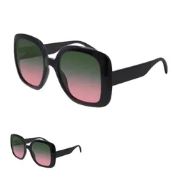 Óculos de Sol Designer Homens Mulheres Generous Full Frame 0713 Clássico Vermelho e Verde Fita Design Forma Marca Sunglasses Caixa Original