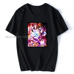 T-shirt da uomo T-shirt estiva No Game Life Anime T-shirt in cotone Ofertas T-shirt da uomo Tees Harajuku Streetwear