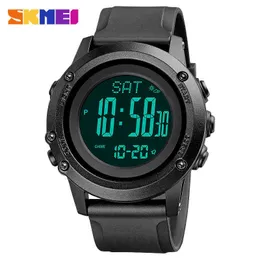 SKMEI 2022 Nuovi Uomini di Sport Militare es Contapassi Altimetro Termometro Orologio Digitale Da Polso Maschile Relogio Masculino 1793 Y220707