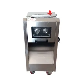 Meat slicer machine commercial 2200W high-power stainless steel large vertical slicer dicing shredding cutter