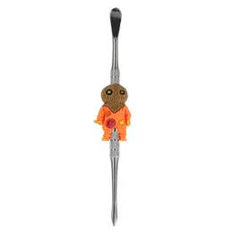 DAB 기타 흡연 액세서리 도구 Ragdoll Shape Stainless Steel Dabbers 사용 마른 허브 사용