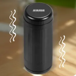 Último fumo preto vibração USB Vibração multifuncional por porta -cone de cigarro seco Herb Tobacco Grind Spice Miller Grinder Brusher Retinging picado DHL Free