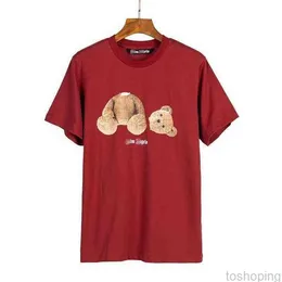 2022 Angel T-shirts Palm Trendy Decapitated Teddy Bear Print Camise