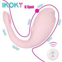 IKOKY Silikon Whale Jump Egg Vibrator Weiblicher Masturbator sexy Spielzeug für Frauen 10 Geschwindigkeiten Klitoris Stimulieren