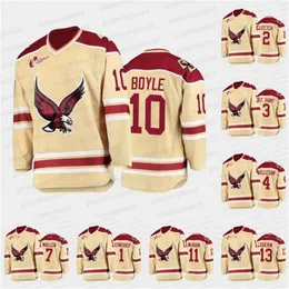 VipCeoMit 2021-22 College Hockey Jersey Colby Ambrosio Marc McLaughlin Bill Guerin Patrick Eaves Jack McBain Nikita Nesterenko Noah Hanifin Brian