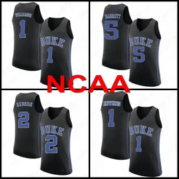 Baskettröjor Jersey Ja 12 Morant NCAA Zion 1 Williamson Men College RJ 5 Barrett 2 Reddis J.J 4 Redick 32 Laettner S-XXL