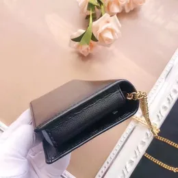 Luxurys Designer Wallet Portefeuille Leather Bags Pouch Envelope Women Genuine Handbag Wallet On Chain Dicky0750 Crossbody Lady Sh279s